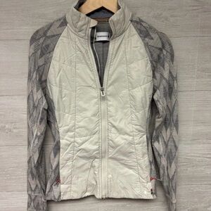 SmartWool mixed merino wool & nylon vest zip up jacket XL